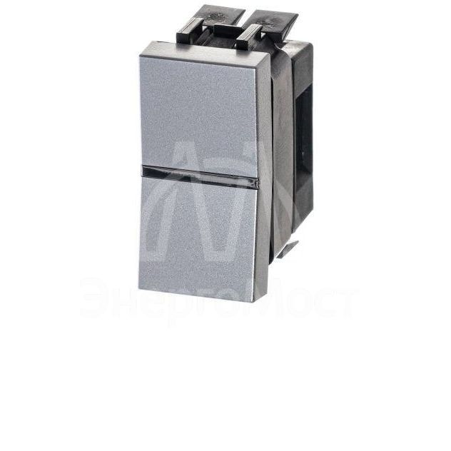 Механизм переключателя проходного 1-кл. 1п 1мод. СП Zenit 16А IP20 с клавишей серебр. ABB 2CLA211000N1301