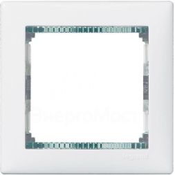 Рамка 1-м Valena бел./крис. Leg 774461