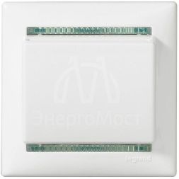 Рамка 1-м Valena бел./крис. Leg 774461