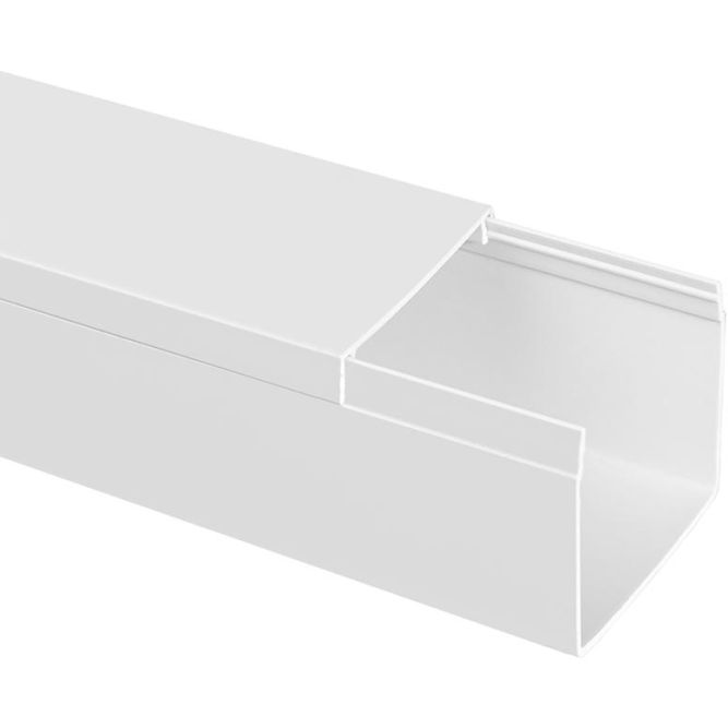 Кабель-канал 60х40 L2000 пластик бел. TOKOV ELECTRIC TKE-KK-60-40-2000-WH