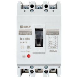 Выключатель автоматический 3п 63/40А 25кА ВА-99М PROxima EKF mccb99-63-40m
