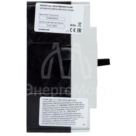 Выключатель автоматический 3п 63/40А 25кА ВА-99М PROxima EKF mccb99-63-40m