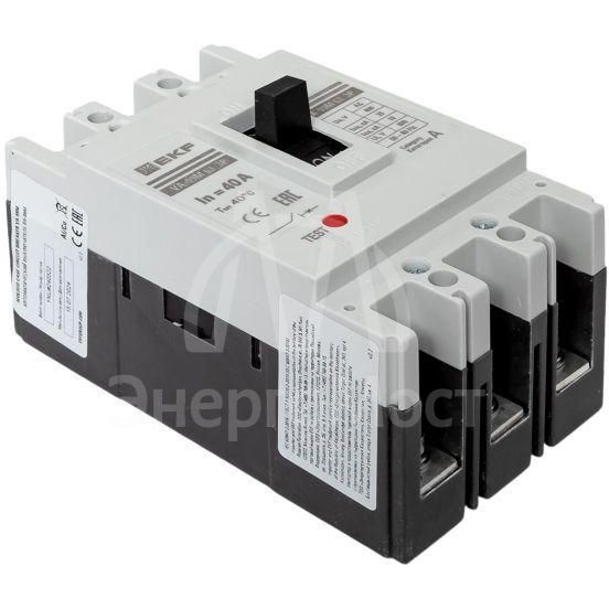 Выключатель автоматический 3п 63/40А 25кА ВА-99М PROxima EKF mccb99-63-40m