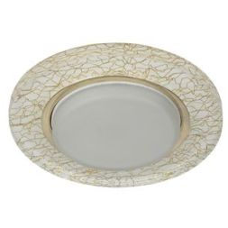 Светильник DK80 WH/GD 13Вт GX53 220В точечный бел./зол. 30/1320 ЭРА Б0019576