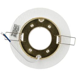 Светильник DK80 WH/GD 13Вт GX53 220В точечный бел./зол. 30/1320 ЭРА Б0019576