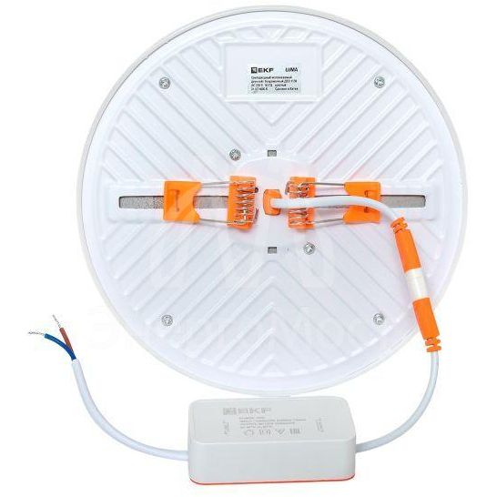 Светильник светодиодный ДВО 1108 24Вт 4000К IP20 круглый встраив. даунлайт безрамочный LUMA EKF DLL-1108-R-24-4000