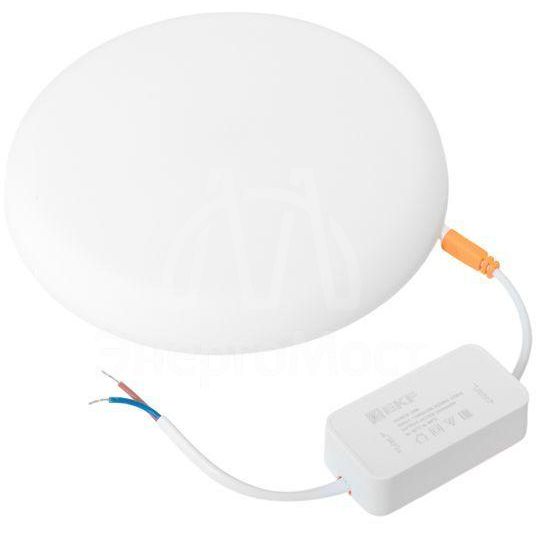 Светильник светодиодный ДВО 1108 24Вт 4000К IP20 круглый встраив. даунлайт безрамочный LUMA EKF DLL-1108-R-24-4000