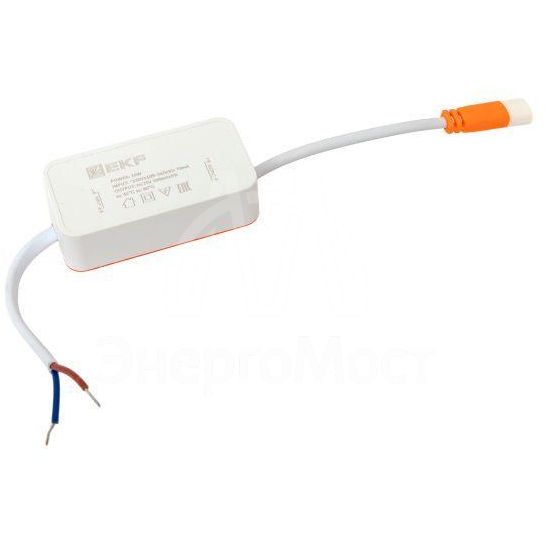 Светильник светодиодный ДВО 1108 24Вт 4000К IP20 круглый встраив. даунлайт безрамочный LUMA EKF DLL-1108-R-24-4000