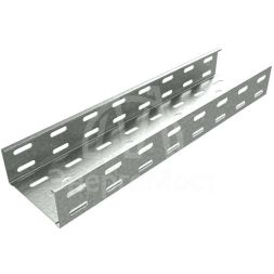 Лоток листовой перфорированный 100х50 L3000 сталь 0.7мм &amp;quot;СТАНДАРТ&amp;quot; LPE50х100х0.7х3000 КМ LO0201