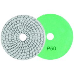 Алмазный гибкий шлифовальный круг 100мм, Р50, мокрое шлифование Вихрь