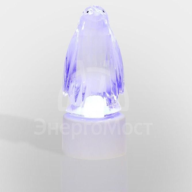 Фигура светодиодная &amp;quot;Пингвин Кристалл&amp;quot; на подставке RGB Neon-Night 501-052