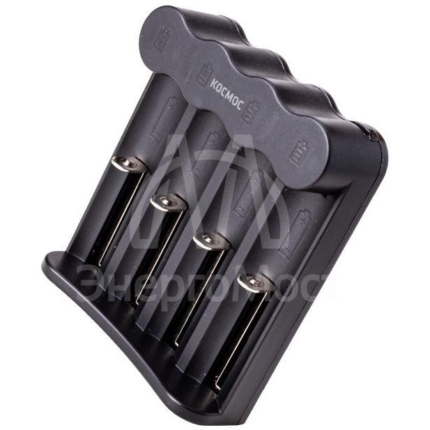 Зарядное устройство автоматическое для Li-ion аккумуляторов KOC701USB 4 слота КОСМОС KOC703USB