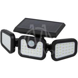 Светильник фасадный ERAFS012-05 на солнечной батарее с датчиком движения 74 LED 28.2х13х10.5см ЭРА Б0057601