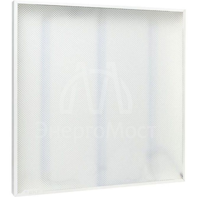 Светильник светодиодный ДВО-1002 36Вт 6500К IP40 595х595х40 призма панель EKF LPL-1002-Z-36-6500-40