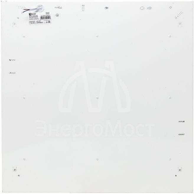 Светильник светодиодный ДВО-1002 36Вт 6500К IP40 595х595х40 призма панель EKF LPL-1002-Z-36-6500-40