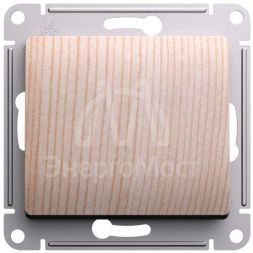 Переключатель 1-кл. Glossa сх.6 10АХ механизм сосна SE GSL001561