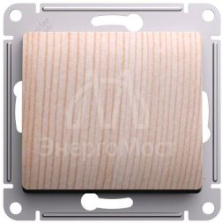 Переключатель 1-кл. Glossa сх.6 10АХ механизм сосна SE GSL001561