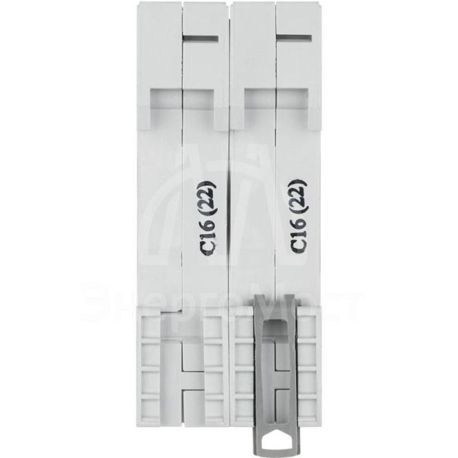 Выключатель автоматический модульный 2п C 16А 6кА TX3 6000 2мод. 230/400В Leg 404042