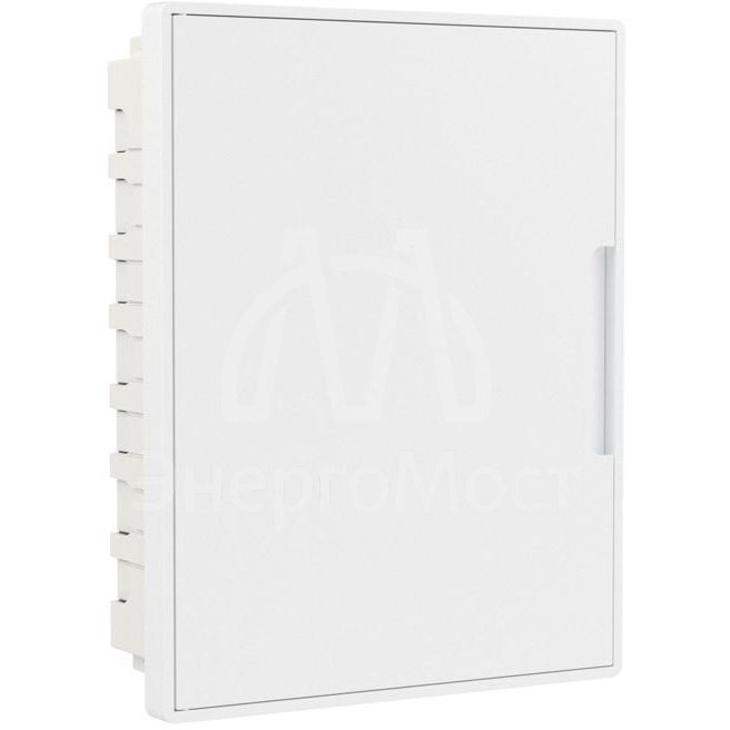 Щиток 24 мод встраиваемый с бел. дверцей с 4 шинами PEN (2шт на 8 отв. и 2шт на 6 отв) бел. DKC F24B1WW