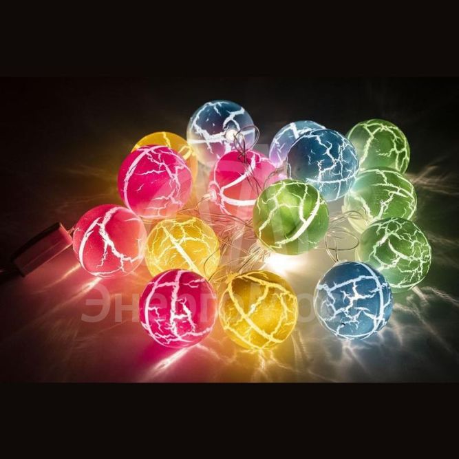 Гирлянда &amp;quot;Шарики&amp;quot; ILD-16WW-MSH 16 LED 2.2м IP20 220В SHLights 4690601047281