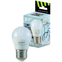 Лампа светодиодная FLL-G45 12Вт E27 5000К 230В 50Гц ФАZА 5038653