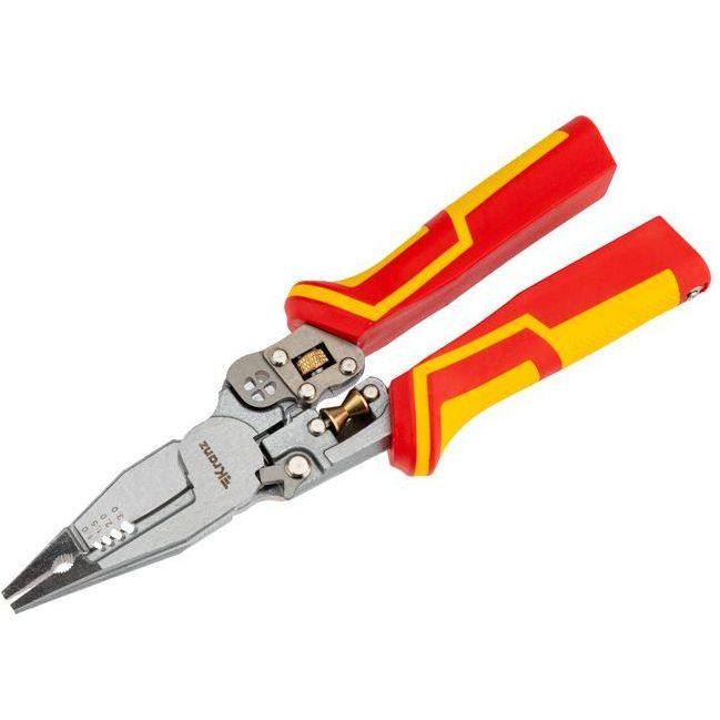 Плоскогубцы многофункциональные диэлектрические PRO 210мм с тестером Kranz KR-12-4656-3