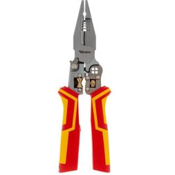 Плоскогубцы многофункциональные диэлектрические PRO 210мм с тестером Kranz KR-12-4656-3