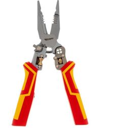 Плоскогубцы многофункциональные диэлектрические PRO 210мм с тестером Kranz KR-12-4656-3