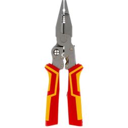 Плоскогубцы многофункциональные диэлектрические PRO 210мм с тестером Kranz KR-12-4656-3