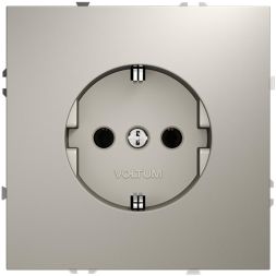 Розетка 1-м СП S70 16А с заземл. механизм кашемир Voltum VLS040103
