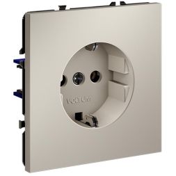 Розетка 1-м СП S70 16А с заземл. механизм кашемир Voltum VLS040103