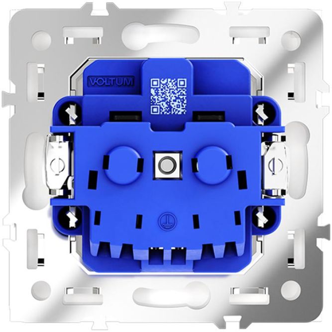 Розетка 1-м СП S70 16А с заземл. механизм кашемир Voltum VLS040103