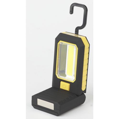 Фонарь RB-704 рабочий серия "Практик" 5Вт COB + 3хLED пласт. 3хAAA крючок; 2 магнита блист. ЭРА Б0029179