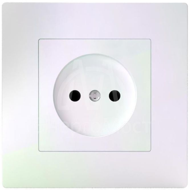 Розетка 1-м СП Pixel 16А IP20 без заземл. в сборе перламутр. TOKOV ELECTRIC TKE-PX-R1F-C04
