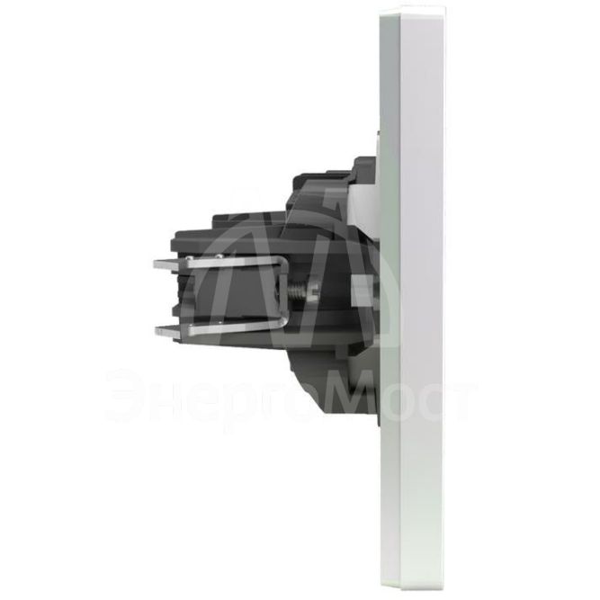 Розетка 1-м СП Pixel 16А IP20 без заземл. в сборе перламутр. TOKOV ELECTRIC TKE-PX-R1F-C04