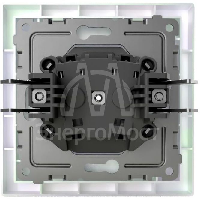 Розетка 1-м СП Pixel 16А IP20 без заземл. в сборе перламутр. TOKOV ELECTRIC TKE-PX-R1F-C04