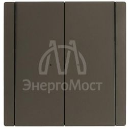 Выключатель 2-кл. СП FORTE&PIANO 10А FP306 с индикацией сер. IEK FP-V20-1-10-1-K03