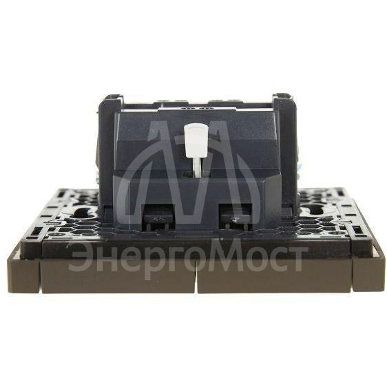 Выключатель 2-кл. СП FORTE&amp;amp;PIANO 10А FP306 с индикацией сер. IEK FP-V20-1-10-1-K03