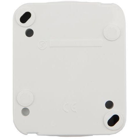 Розетка 1-м ОП Mini OG с заземл. керамика IP54 бел. Kranz KR-78-0605