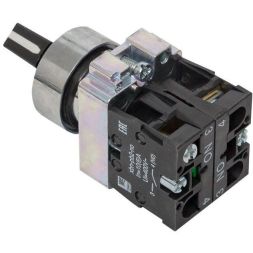 Переключатель BD-33 3P короткая рукоятка 2NO EKF xb2-bd33