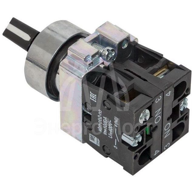 Переключатель BD-33 3P короткая рукоятка 2NO EKF xb2-bd33