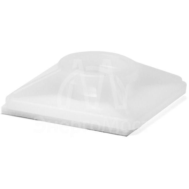 База монтажная самокл. для двух хомутов 19х19 бел. (уп.100шт) DKC 25467SR