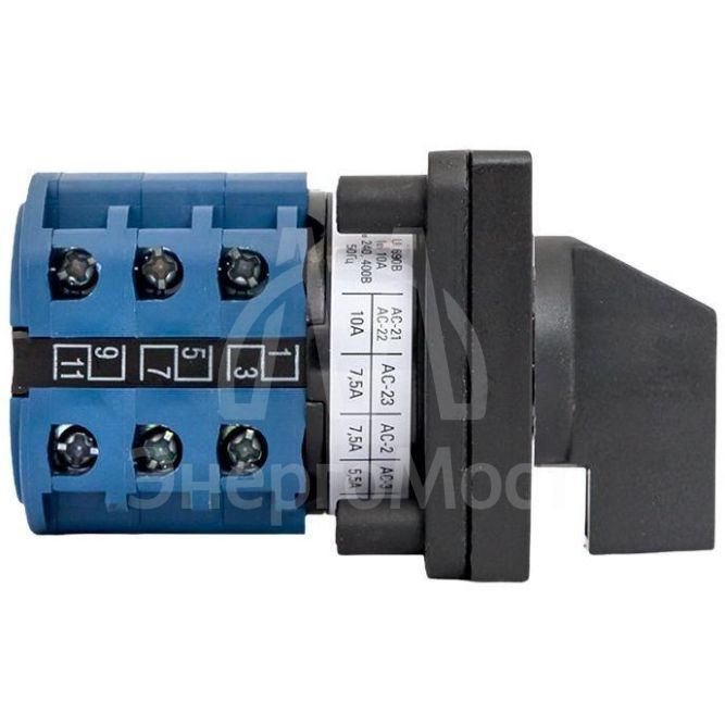 Переключатель кулачковый ПК-1-64 10А для вольтметра EKF pk-1-64-10