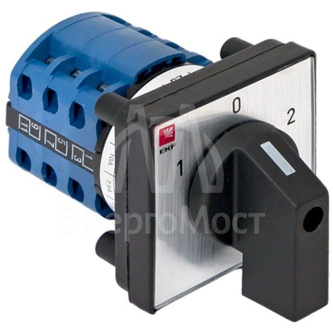 Переключатель кулачковый ПК-1-64 10А для вольтметра EKF pk-1-64-10