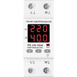 Реле напряжения с контролем тока RE VA-40A