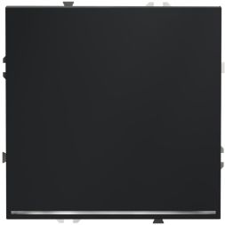 Переключатель проходной 1-кл. СП S70 10А с подсветкой механизм графит Voltum VLS010407