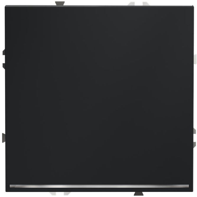 Переключатель проходной 1-кл. СП S70 10А с подсветкой механизм графит Voltum VLS010407