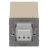 Розетка силовая KANT IP44 2P+E защ. шторки с крышкой ванильн. марципан DKC 7015013