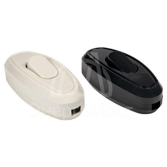 Переключатель на шнур черн. 6А 250В EKF APB6-30