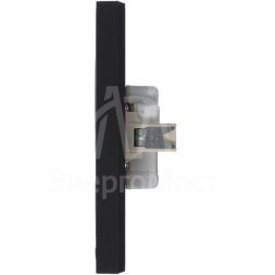 Розетка 2-м AtlasDesign 16А без заземл. в сборе карбон SchE ATN001020